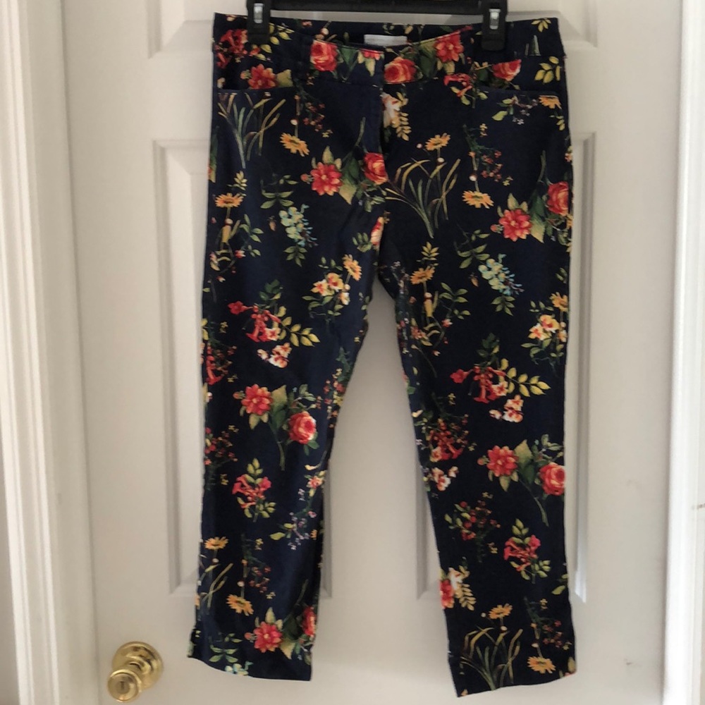 Fun flowered Capri